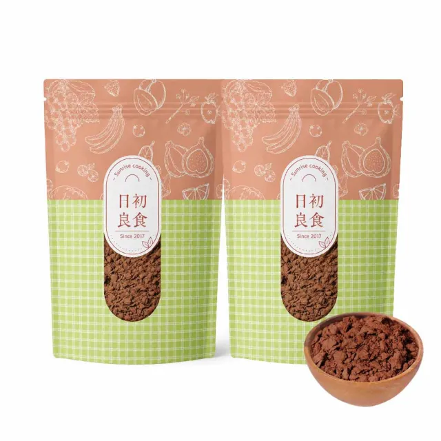 【日初良食】100%無加糖可可粉(300g/包) 2入組(未鹼化)