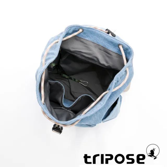 【tripose】MEMENTO竹節丹寧微旅後背包-小-水藍