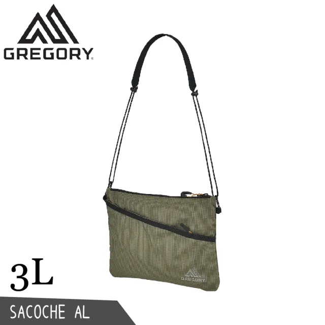 【Gregory】3L SACOCHE AL 輕量斜背包《卡其綠》138247/側背包/腰包/休閒包/郵差包