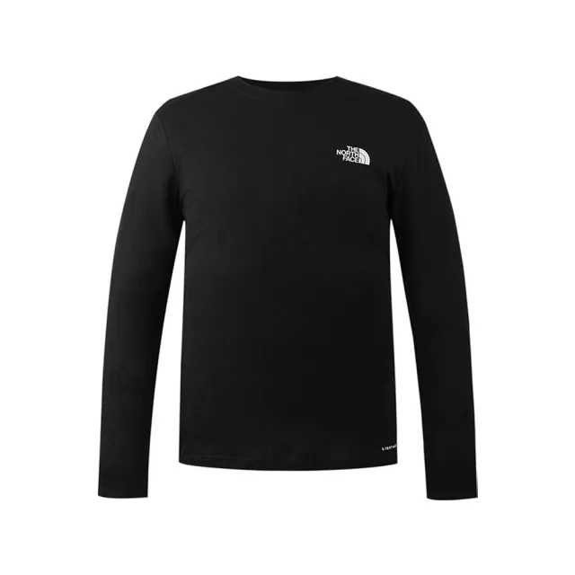 【The North Face】北臉 長袖上衣 男 吸濕排汗 抗UV M SHADOW LS 黑 NF0A83UDJK3