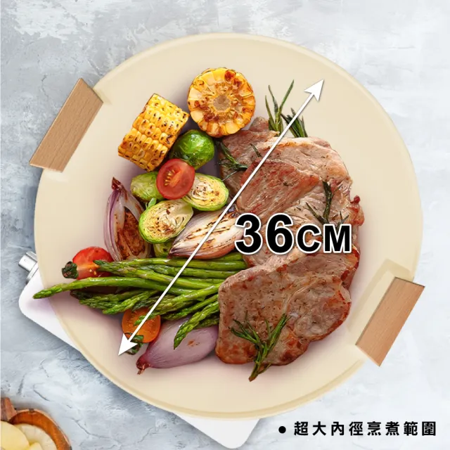 【ONE HOUSE】36CM 明洞不沾燒烤盤+烤盤網_2組/5色任選(燒烤盤/韓式烤盤/露營/烤肉/IH/電磁爐適用)