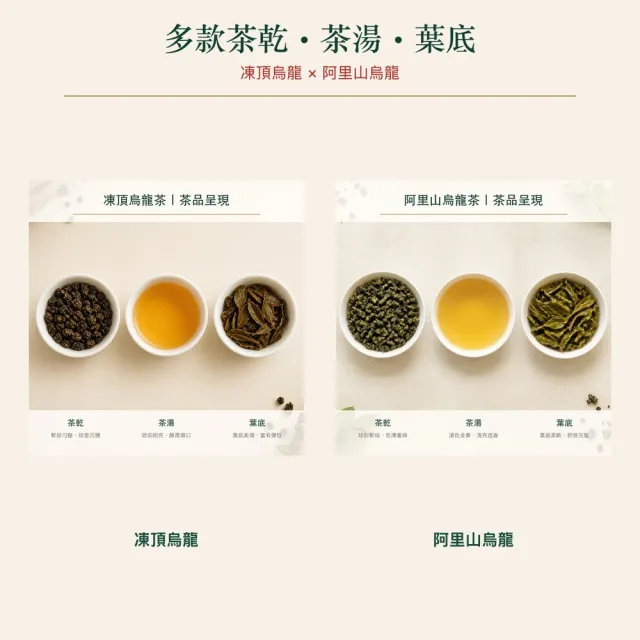 【台灣茶葉產銷協會】凍頂烏龍茶＋阿里山烏龍茶 雙茶3入組｜罐裝4兩／罐(2+1)