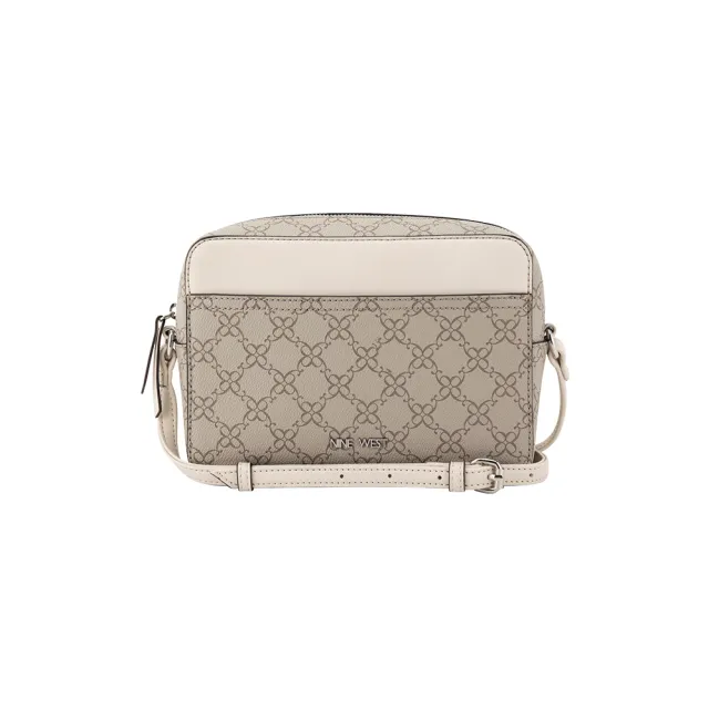 【NINE WEST】BOWIE 菱格紋相機包 斜背包-LOGO紋(558270)