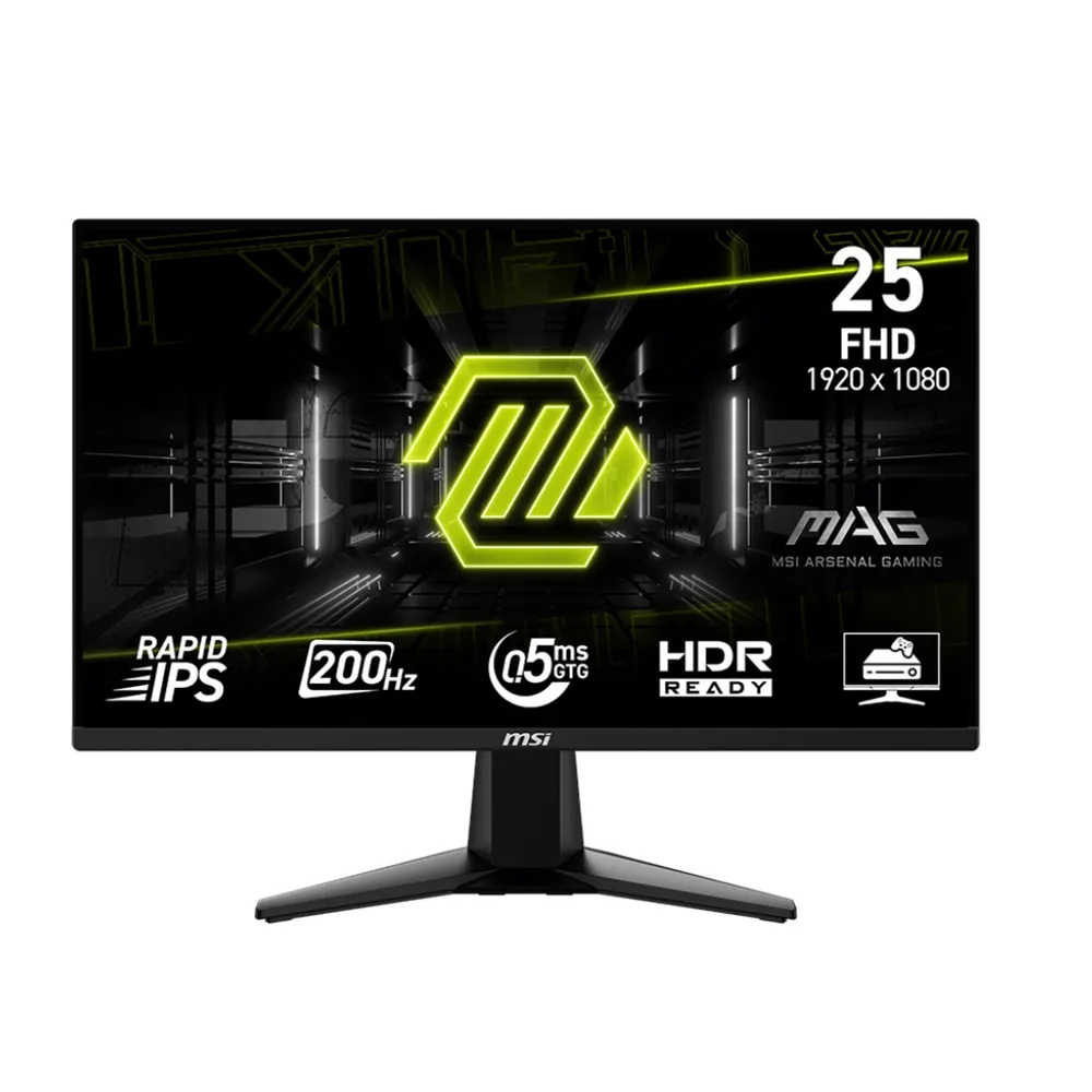 【MSI 微星】2入組★MAG 255F E20 25型 IPS FHD 200Hz 電競螢幕(0.5ms/HDR)