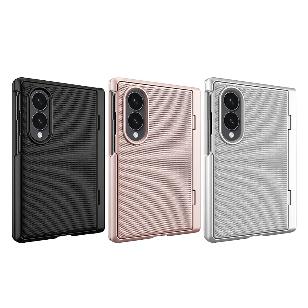 【CaseGuard】Samsung Galaxy Z Fold 8 翻蓋支架保護殼-黑色/粉金色/銀白色