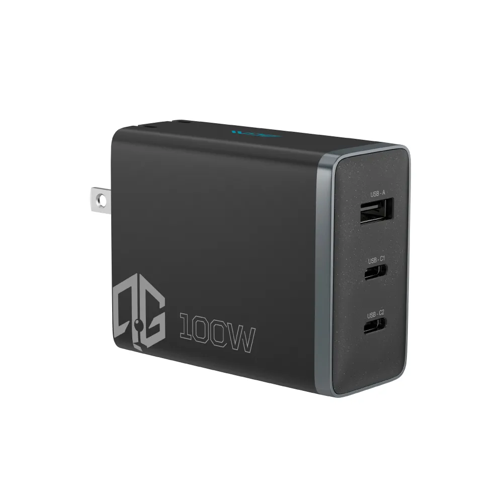 【Acer 宏碁】AGM菁英PD 100W充電器AGCH01100302(Type-C/USB-A/PD/QC 3.0/筆電充電/快充)