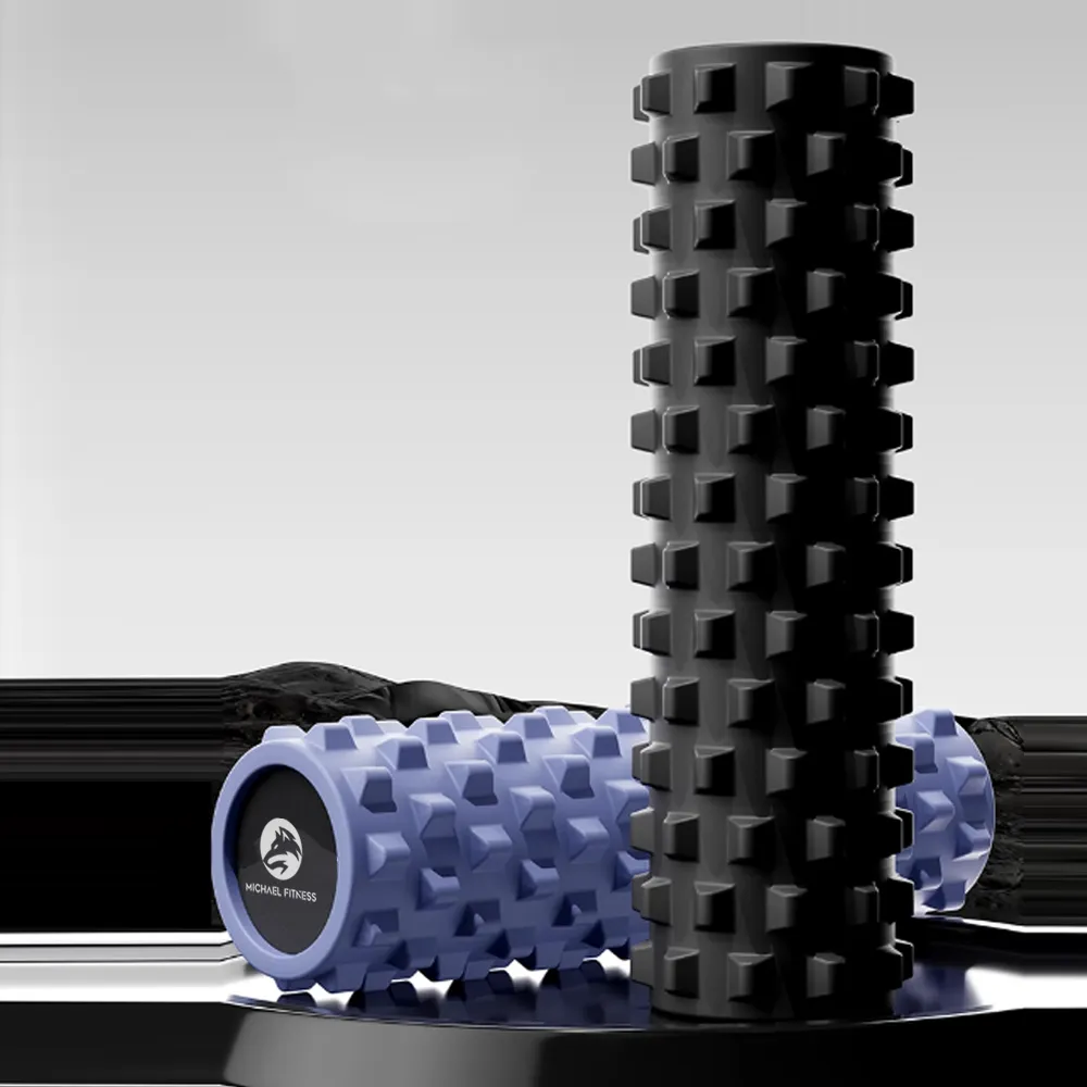 【Michael Fitness 麥克健身】實心60D高硬度瑜珈柱 45cm 滾筒 瑜珈滾筒 3D瑜珈滾輪 深層滾筒 肌筋膜放鬆