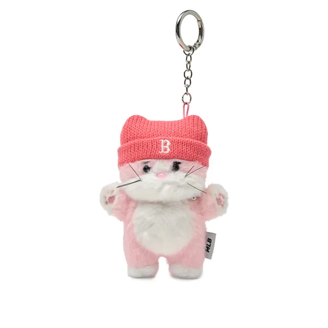 【MLB】吊飾 Meowing Cat 小貓造型鑰匙圈 道奇/紅襪/洋基隊 (3AETMC16N-五款任選)
