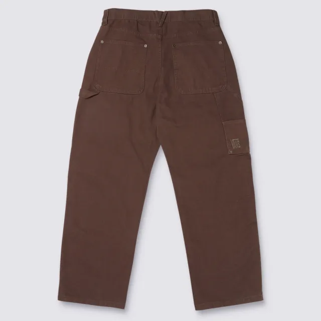 【VANS】官方旗艦 AVE Skate Drill Chore Loose 咖啡色工裝長褲