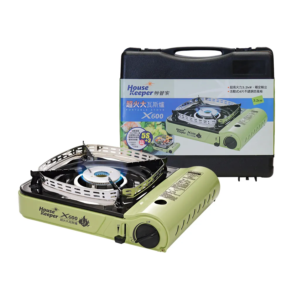 【妙管家】X600 超火大瓦斯爐/卡式爐 3.2kW(卡式爐)