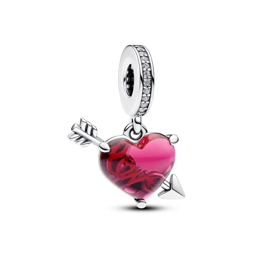 【Pandora 潘多拉】一見鍾情 Murano 琉璃吊飾