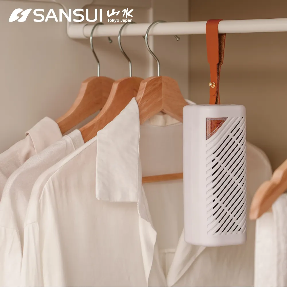 【SANSUI 山水】小植淨除濕器 除濕器 迷你除濕機 懸掛直放 除溼 除濕 雨季 防潮 無線綠能除濕器GRA360