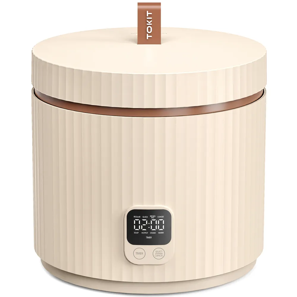 【TOKIT】拍拍電子鍋Pro 1.5L (2人份電鍋 首創拍蓋即煮 彈蓋即食 時尚設計 不佔空間 小米生態鏈品牌)