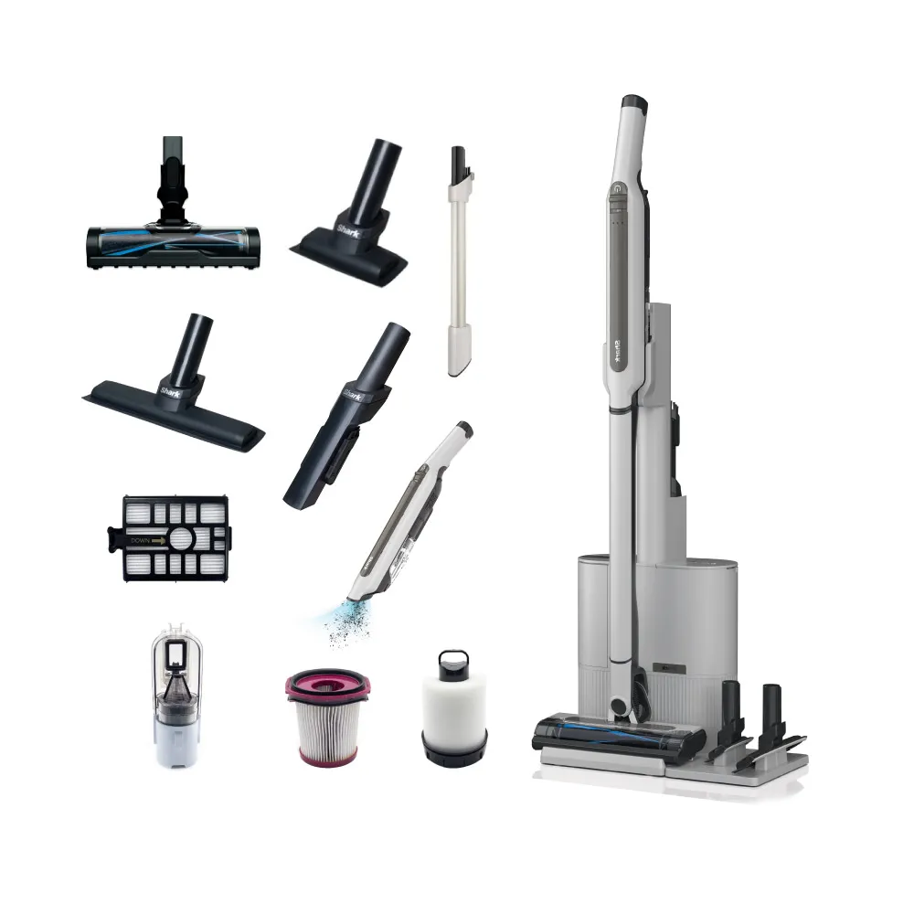【Shark】限量S級福利品CS150 EVOPOWER Std+自動集塵無線吸塵器(輕量 抗纏結 HEPA濾網 寵物毛 車用 手持)