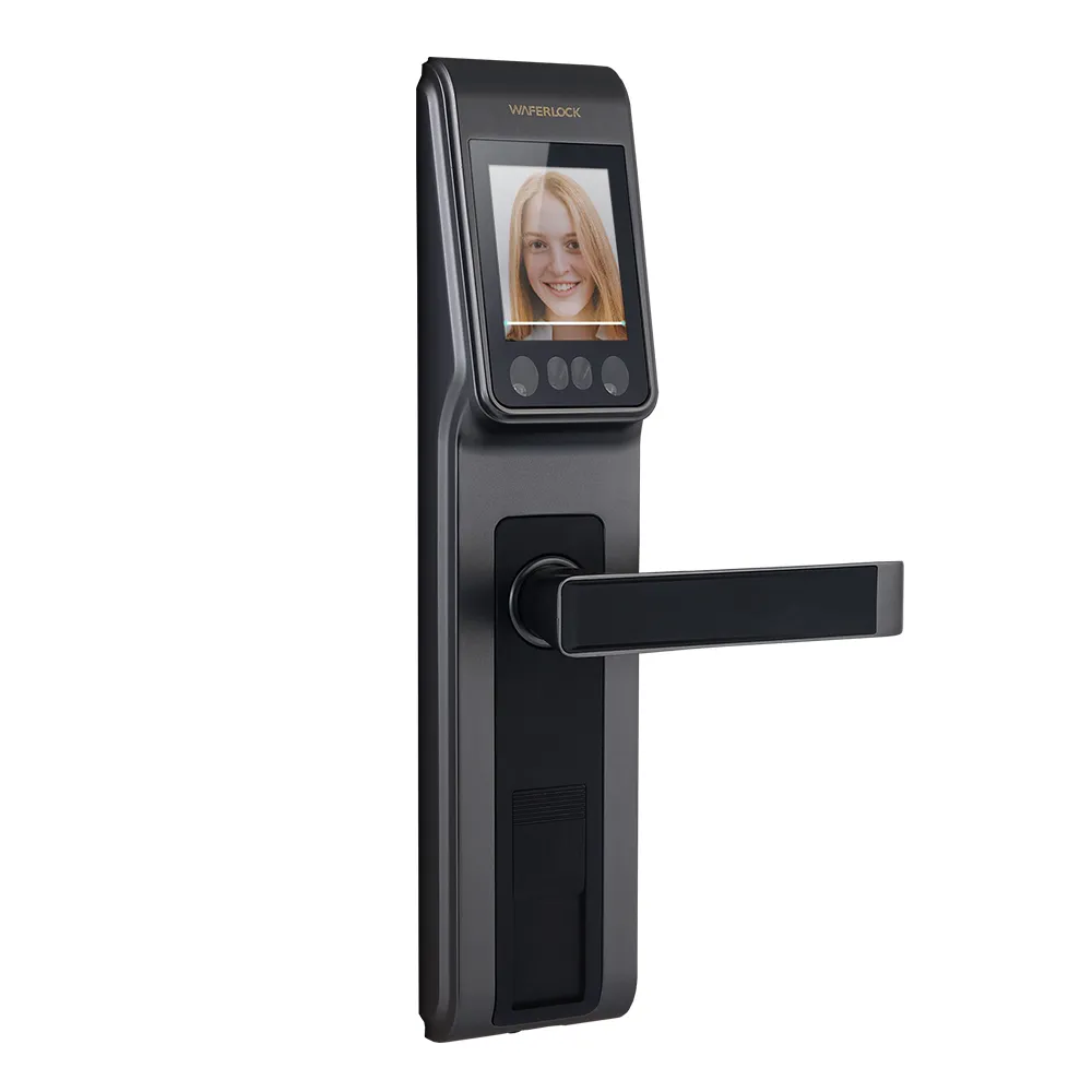 【WAFERLOCK 維夫拉克】L600 3D人臉辨識智慧電子鎖(人臉辨識+藍牙近端APP+卡片+密碼+鑰匙)