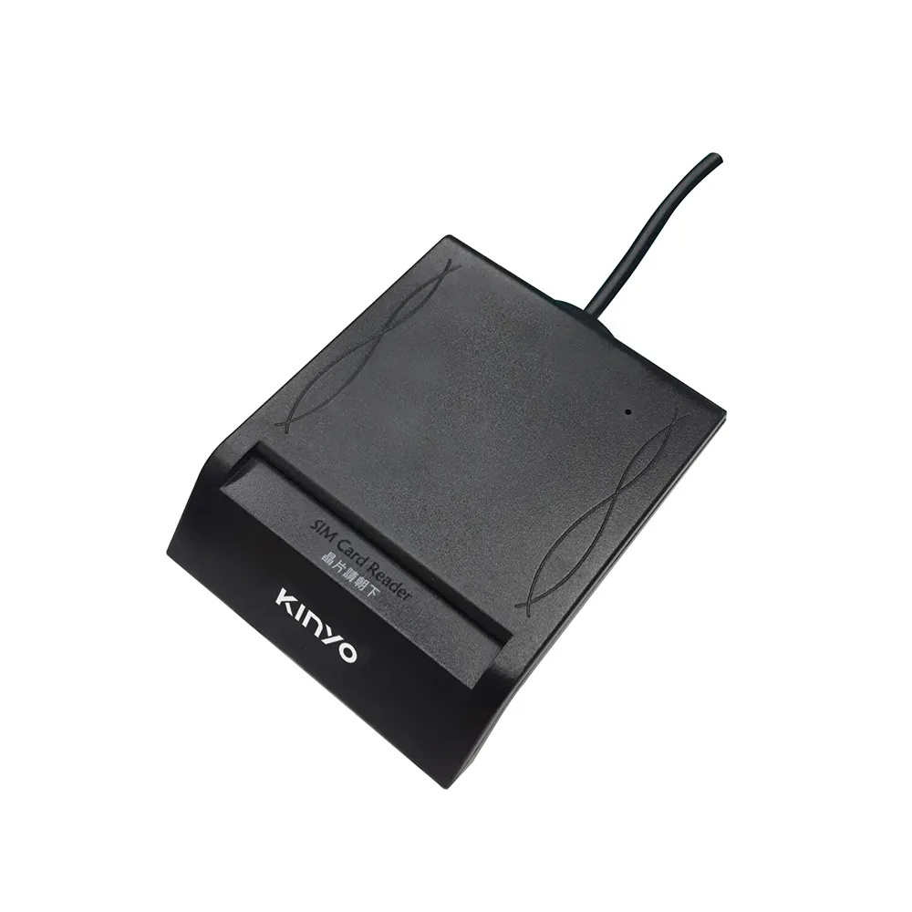 【KINYO】USB ATM金融晶片讀卡機 斜角加長版1.2M(自然人憑證/網路報稅/轉帳 KCR-6152)