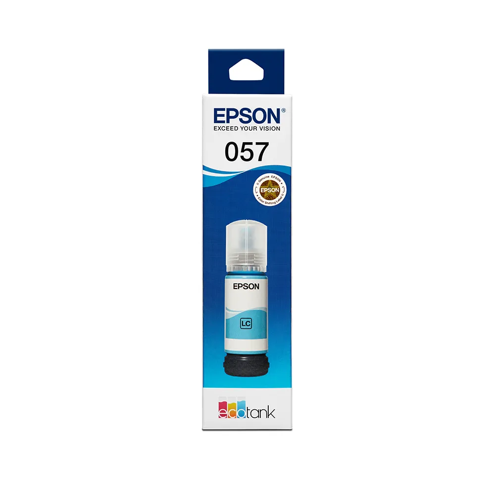 【EPSON】官方直營 T09D 原廠淡藍色墨水瓶(T09D500/適用L8050/L18050)