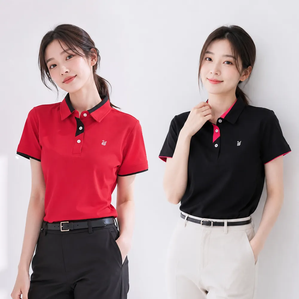 【遊遍天下】女款抗UV防曬速乾吸濕排汗機能POLO衫 多色(M-6L 大尺碼)
