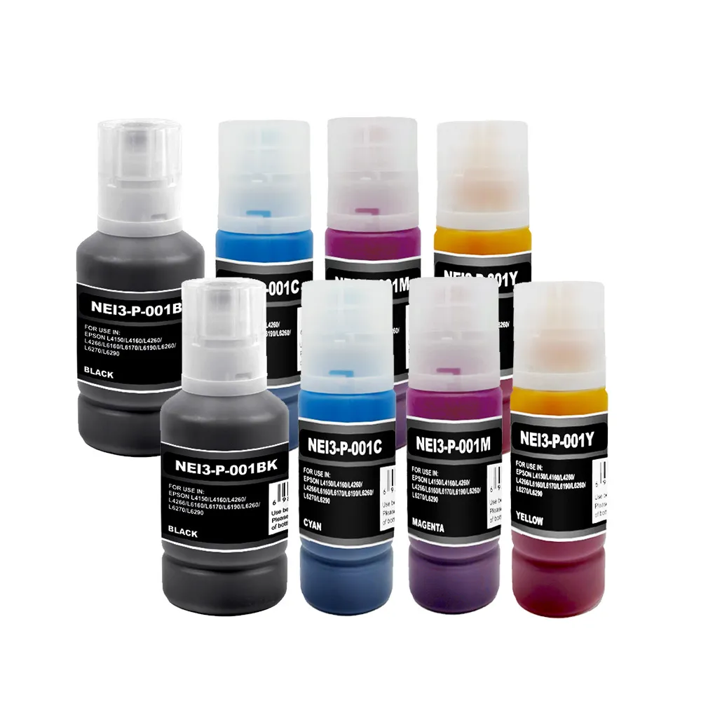 【COLOR24】for EPSON 2黑6彩 T03Y100/T03Y200/T03Y300/T03Y400 相容連供墨水(適用L4150/L4160/L6170)