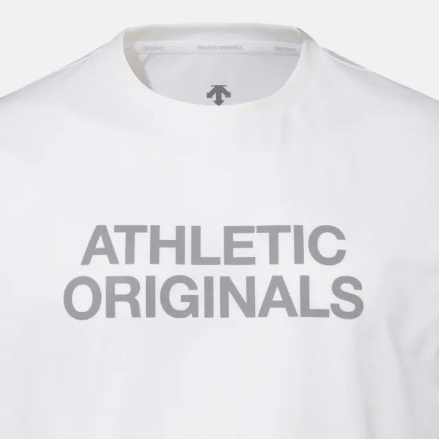 【DESCENTE】短袖上衣 男 快排 ENGINEERED MESH OVER-FIT SHORT-SLEEVE T-SHIRT 白 SR323RTS81-WHT0