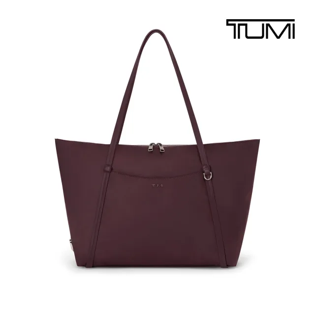 【TUMI】Voyageur Q Tote 都會時尚托特包 - 玫瑰木