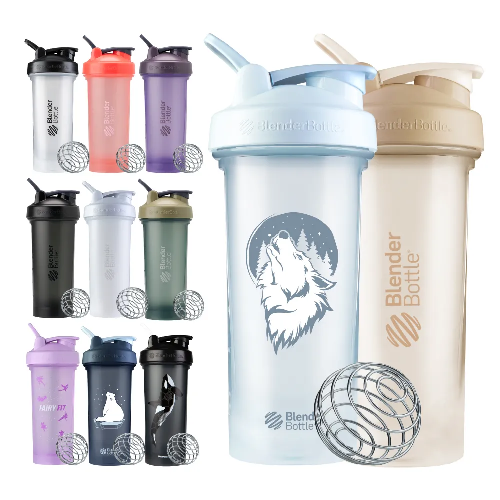 【Blender Bottle】2入組_全新Classic-V2 28oz經典第二代防漏搖搖杯(blenderbottle/運動水壺/搖搖杯)