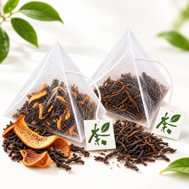 典慶號 陳年普洱熟茶立體茶包30入組(原味/陳皮2款可選/3g三角茶包/陳皮普洱茶/普洱茶包)