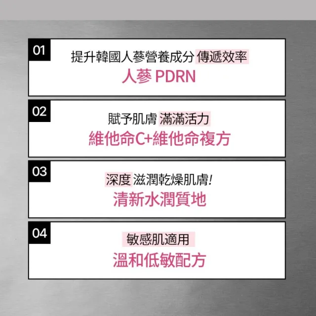 【Farmstay 植物莊園】韓國PDRN維C煥亮新生化妝水120ml x2入