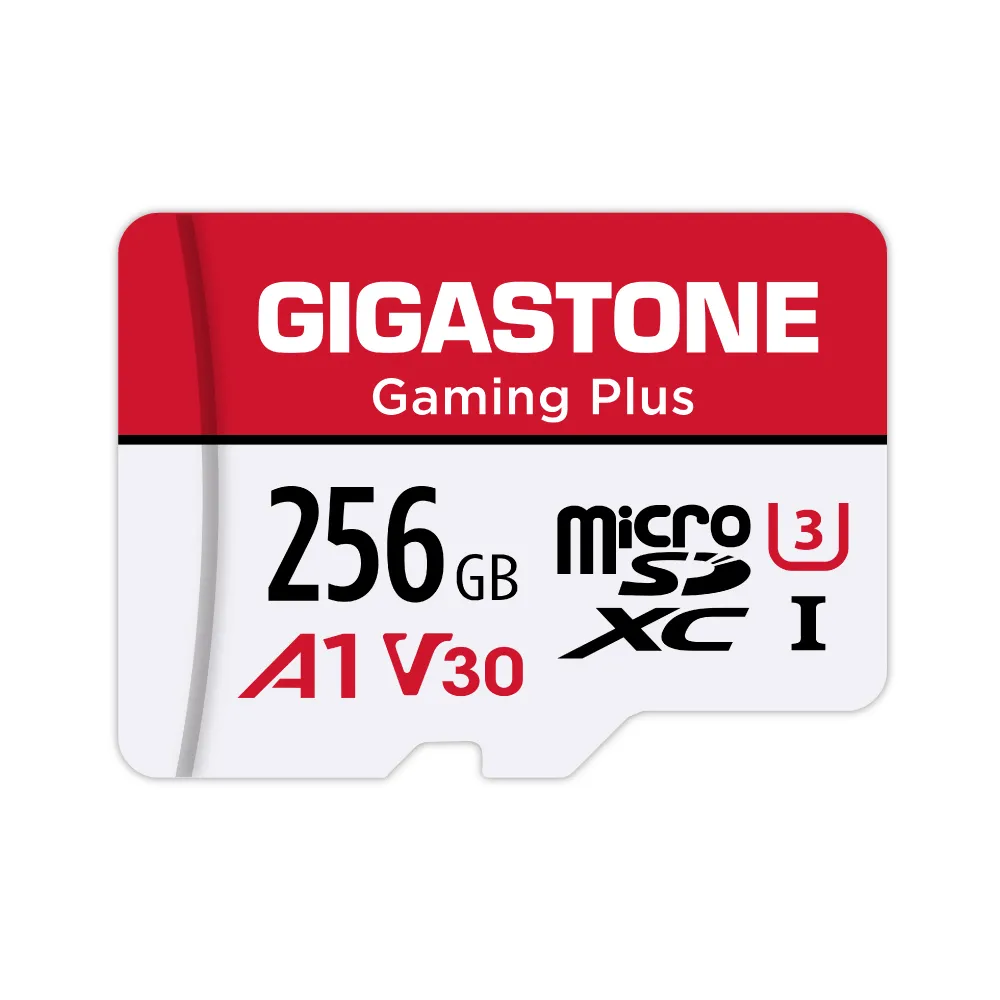 【Gigastone 立達國際】A1 V30 256GB 遊戲 影像 記憶卡 Gaming Plus(台灣製/Switch/GoPro/microSD)