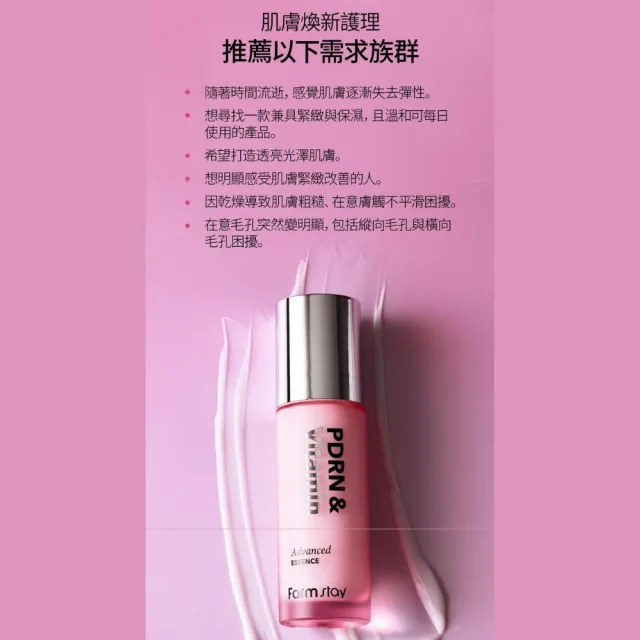 【Farmstay 植物莊園】韓國PDRN維C煥亮新生精華乳50mlx2入