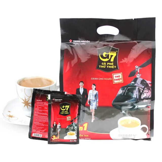 【G7】三合一即溶咖啡(16gX50入)X1+MAX TEA 檸檬風味茶粉包(25gx30入)X2 (即期/NG 促銷免運組↘)