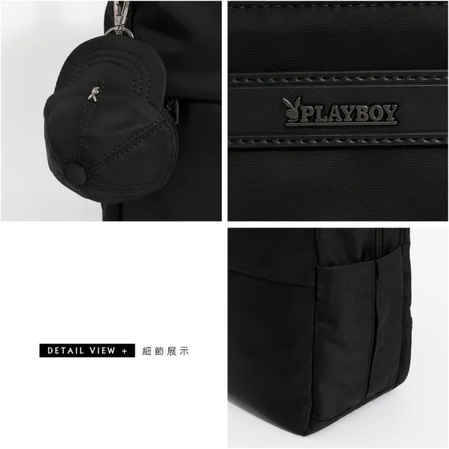 【PLAYBOY】後背包  Urban Nightwalker系列 - 黑色