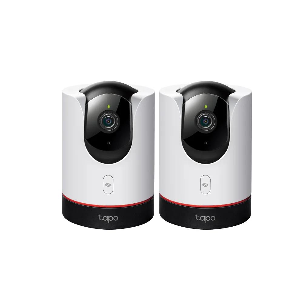 (兩入組)【TP-Link】Tapo C225 真2K 400萬畫素AI旋轉無線網路攝影機IP CAM(全彩夜視/哭聲偵測/支援512G)