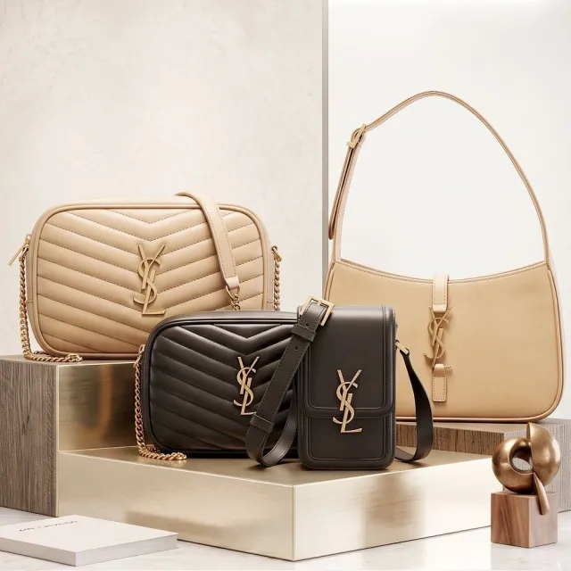 【YSL】Saint Laurent Paris Le 5A7 x Gaby x Lou 牛皮肩背包 斜背包 手機包-多款可選