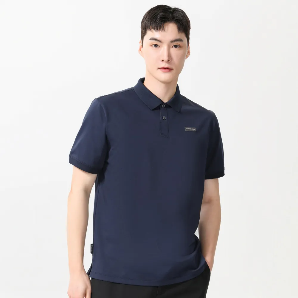 【Discovery Expedition】男版小Logo短袖POLO衫 上衣(DMTS63053-NYD)