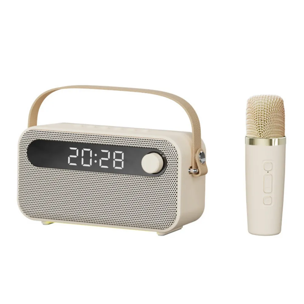 【諾必行】B160智慧音響 藍牙K歌音箱 帶歌詞螢幕 時鐘顯示 音響麥克風一體機