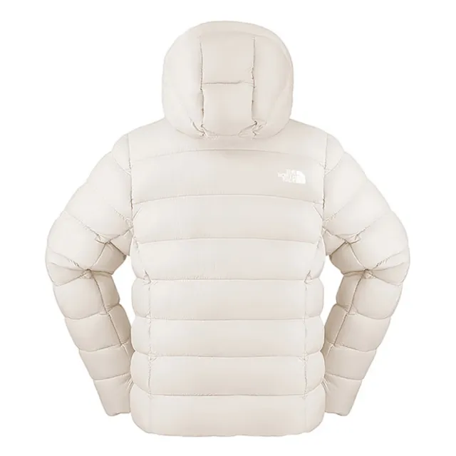 【The North Face】北臉 外套 女 羽絨外套 防潑水 W APRICITY LT HOODIE DOWN 米白 NF0A8DX5QLI