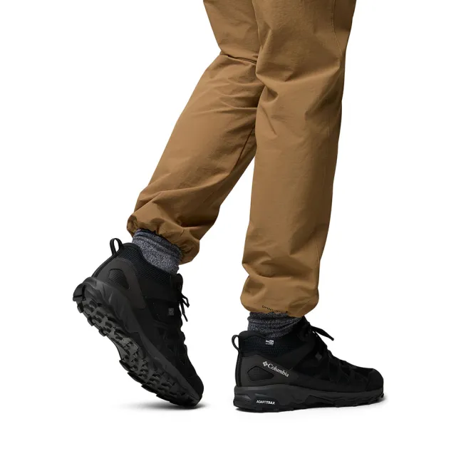 【Columbia 哥倫比亞】男款-OD防水健行鞋(寬楦)-PEAKFREAK™ 3 MID OUTDRY™ WIDE-黑色(UBI10510BK/KF)