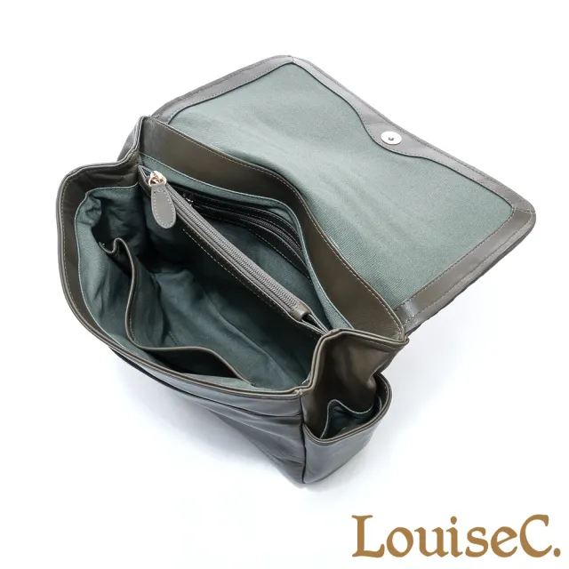 【LouiseC.】雙11 真皮 Tree House 羊皮 手工立體編織法 率性單肩背斜背真皮包 3色 真皮包包 02L06-0064A