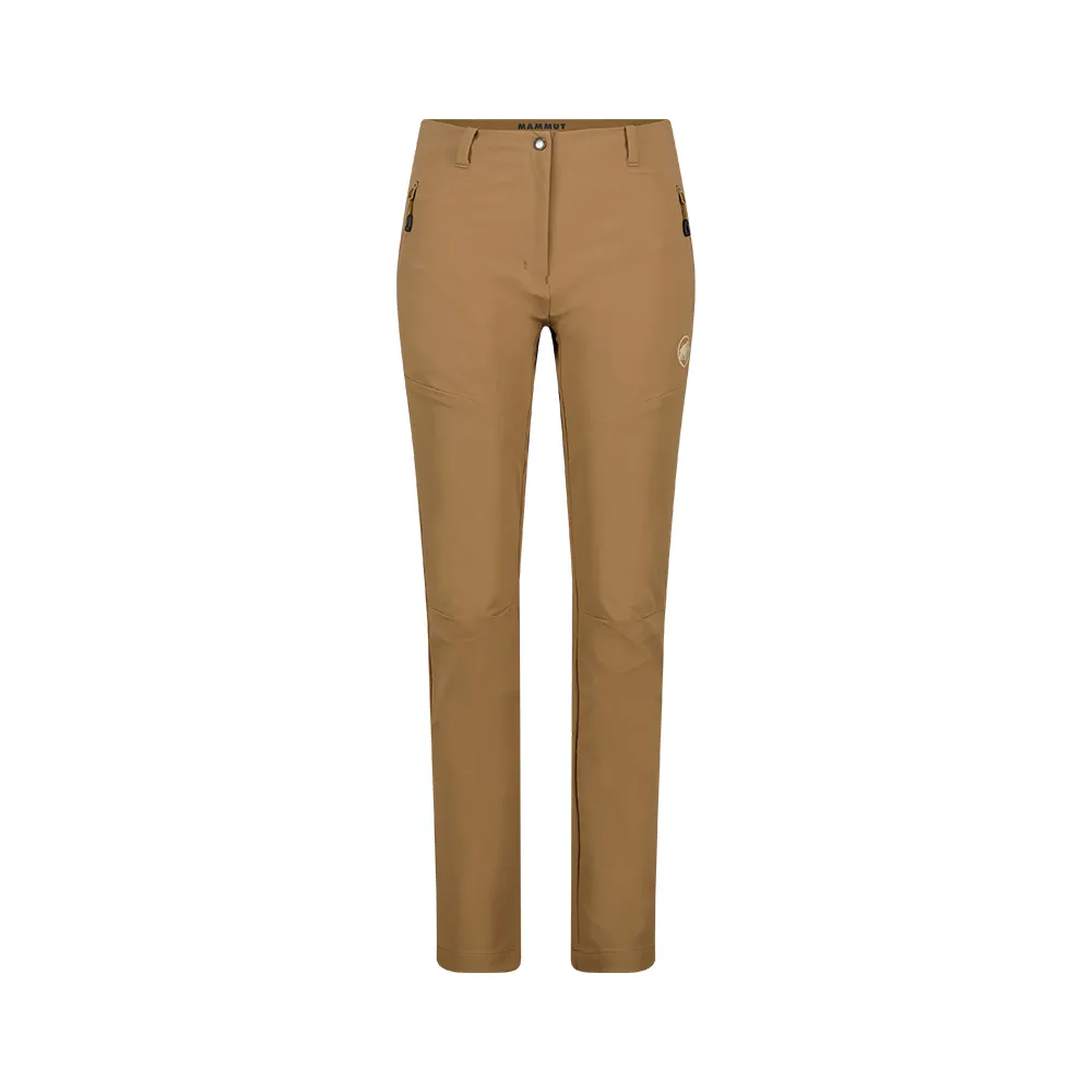 【Mammut 長毛象官方直營】Trekkers 3.0 SO Pants AF Women 健行防潑水長褲 深沙褐 女款 #1021-00811