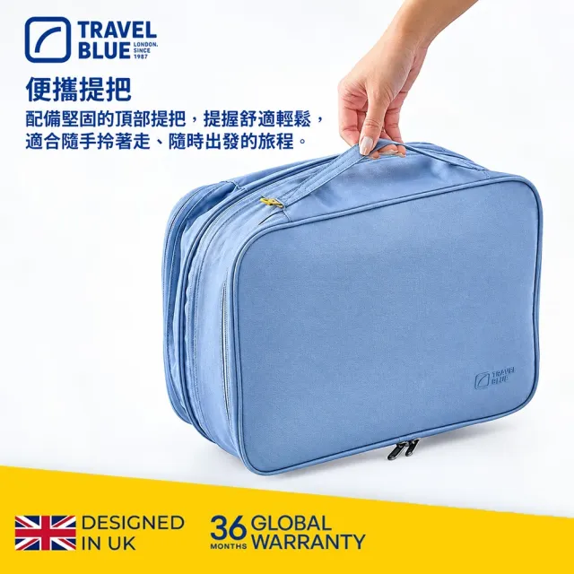 【Travel Blue 藍旅】旅行壓縮袋 S+M+L組合 三色任選(手提包 行李袋 旅行 保固36個月)