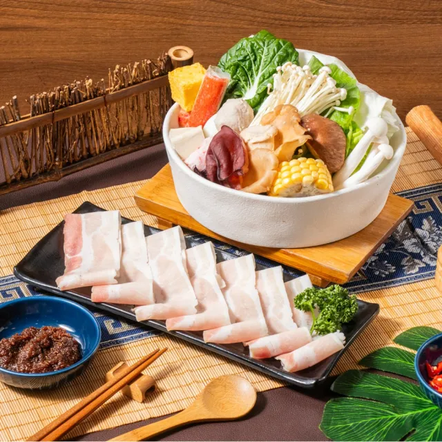 嚮樂鍋物|9/19偷殺!假日不加價★單人超值套餐-主餐4選1+湯頭9選1+蔬菜飲料無限自助吧