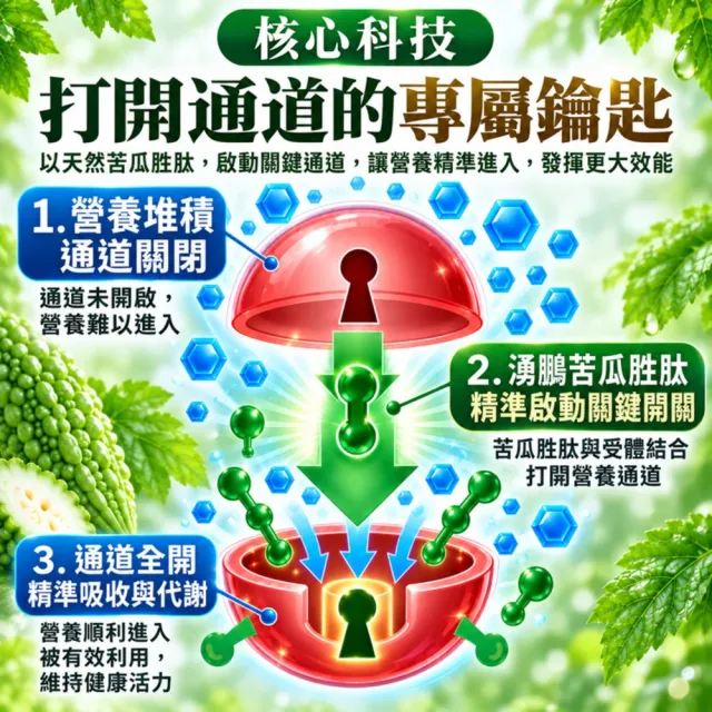 【湧鵬生技】苦瓜胜太6+1組 本組合含贈品合共7盒(苦瓜胜太:綠咖啡:酵母鉻:每盒60顆:共420顆)
