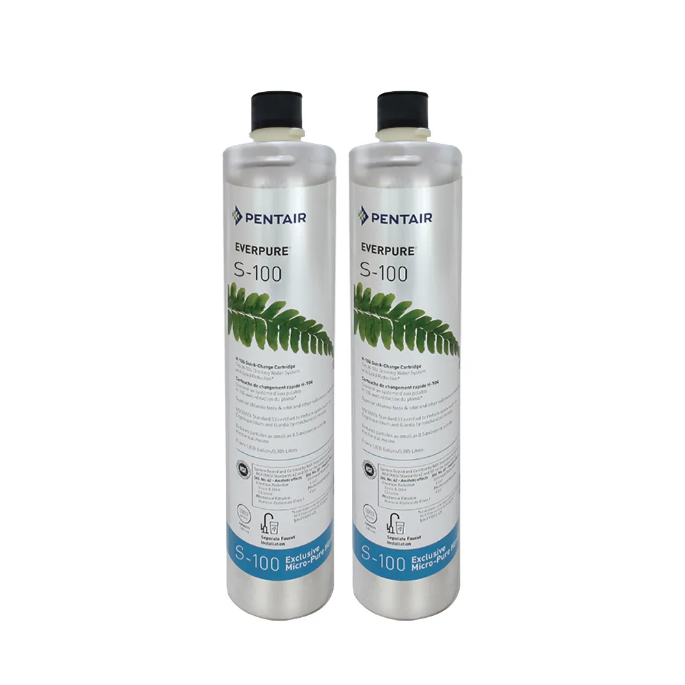 【Pentair】S100家用標準型淨水器濾心/S-100平行輸入濾芯-2入組(★美國原廠平行輸入全新品)