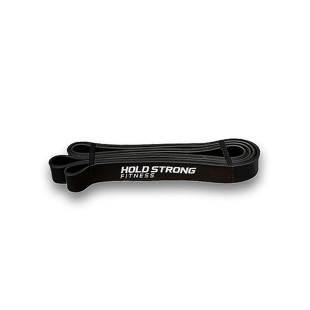【HOLD STRONG】重量訓練彈力帶黑色 12kg-28kg(彈力帶、運動用品、健身用品)