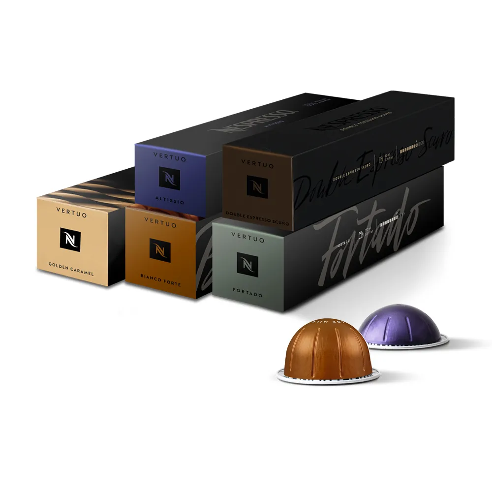【Nespresso】Vertuo午後香醇50顆咖啡膠囊(5條/盒;僅適用於Nespresso Vertuo系列膠囊咖啡機)