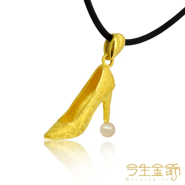【今生金飾】復古女伶墜-珍珠款(黃金墜飾)