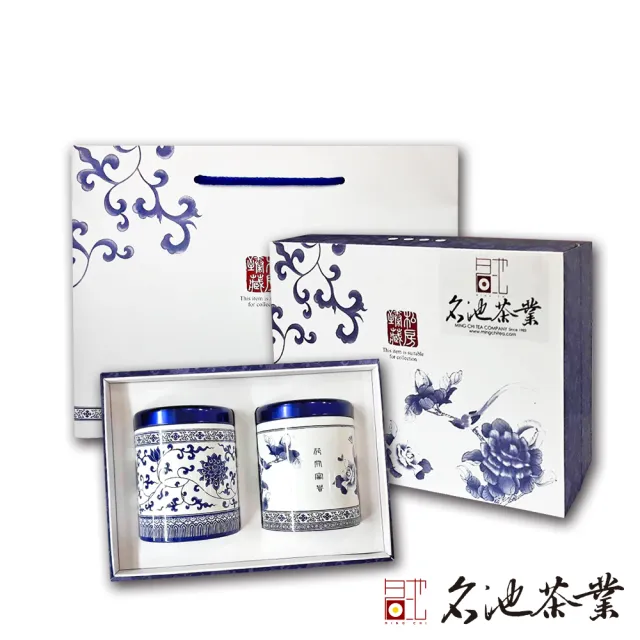 【名池茶業】福壽梨山極品手採烏龍茶葉禮盒-私房臻藏款75gx2罐(中秋禮盒)