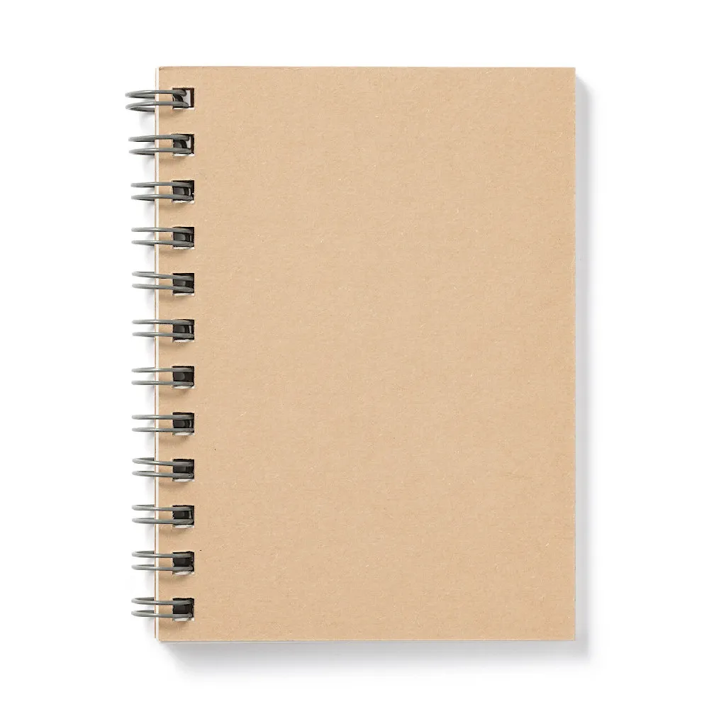 【MUJI 無印良品】植林木不易透色雙環筆記本(橫線)/48頁.A7.米