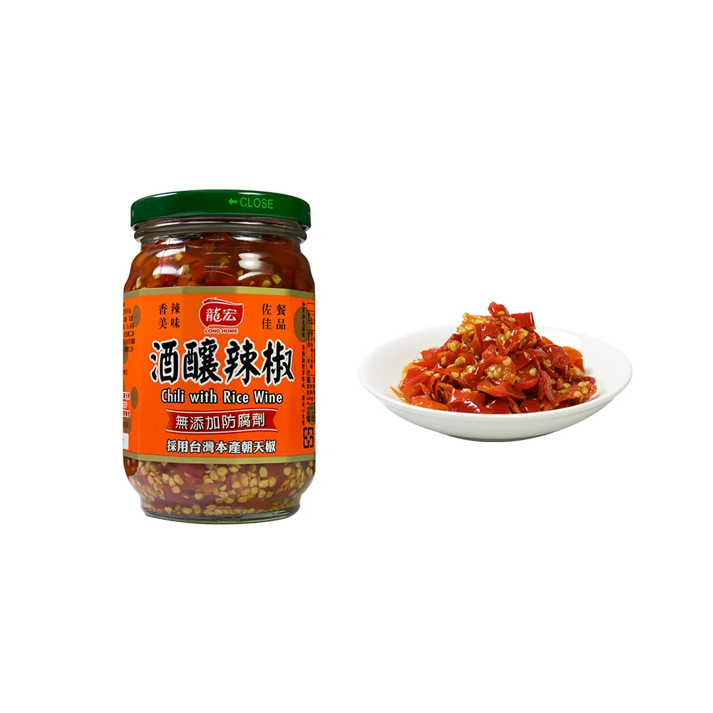 【龍宏】酒釀辣椒360g